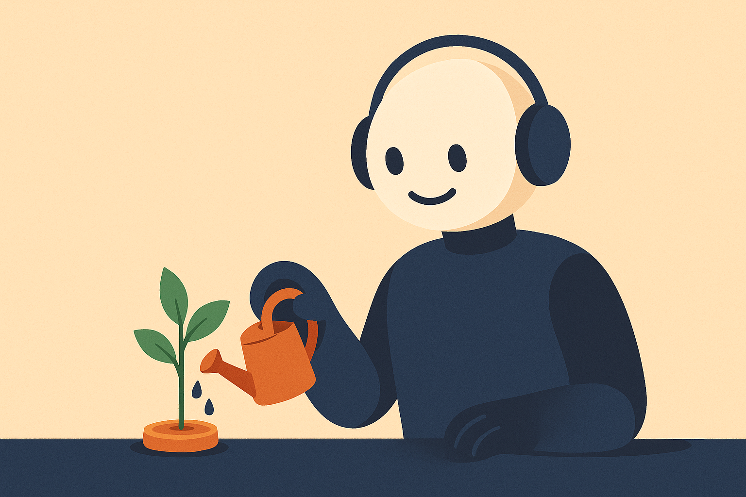 The unusual asymmetry of a cheap AI setup